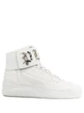 Philipp Plein logo high-top sneakers - White