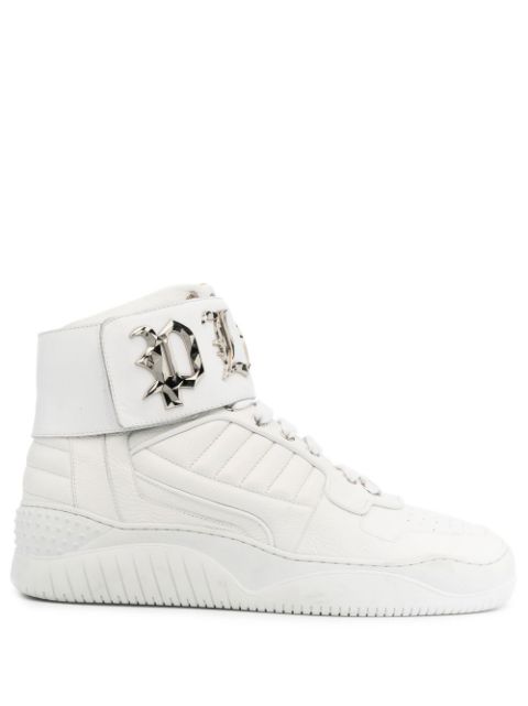 Philipp Plein logo high-top sneakers Men