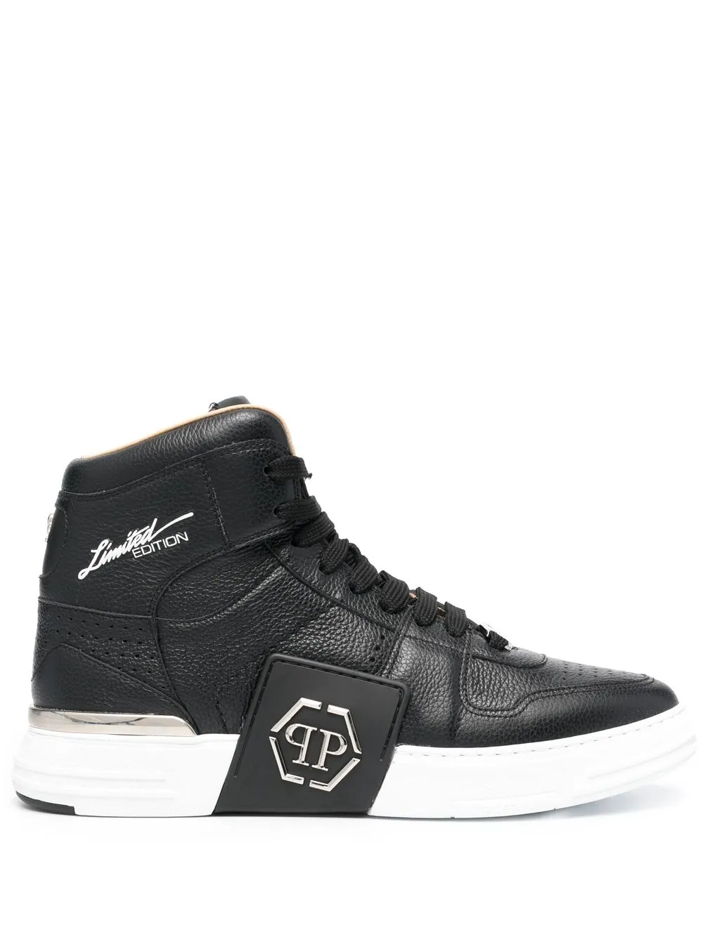 

Philipp Plein Hexagon hi-top sneakers - Black