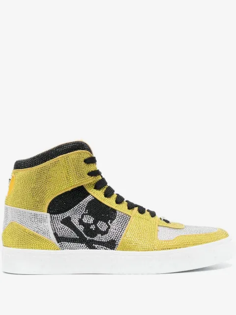 Philipp Plein Notorious hi-top with crystals