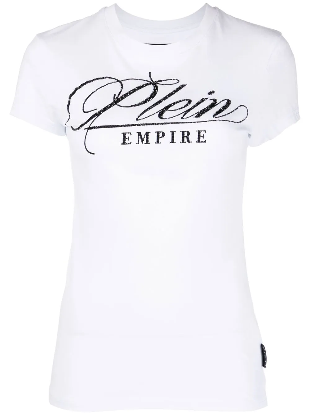 

Philipp Plein playera con cuello redondo y logo - Blanco