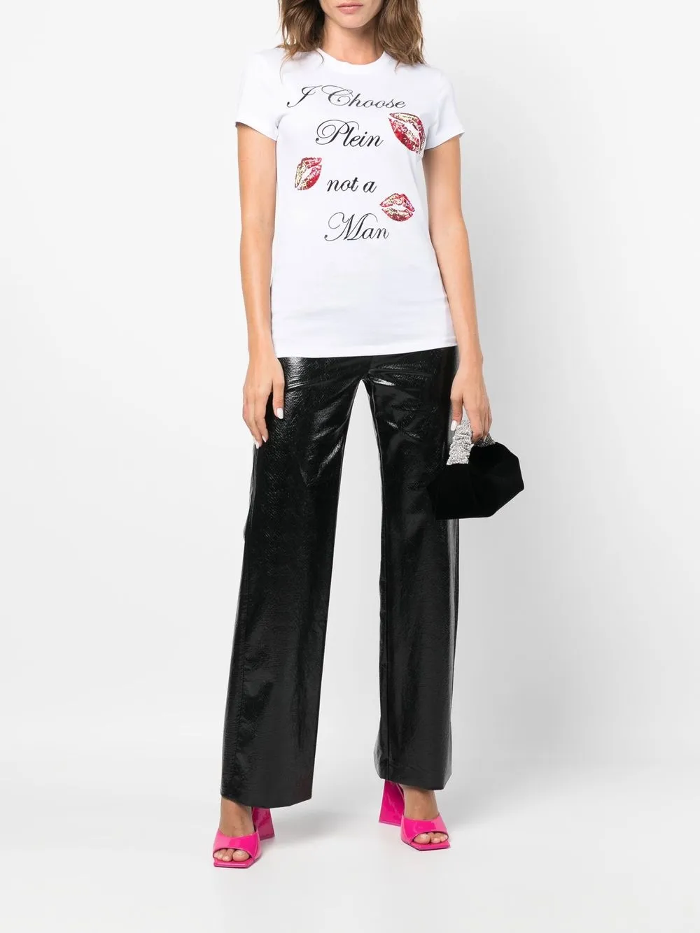 Philipp Plein T-shirt met logo - Wit