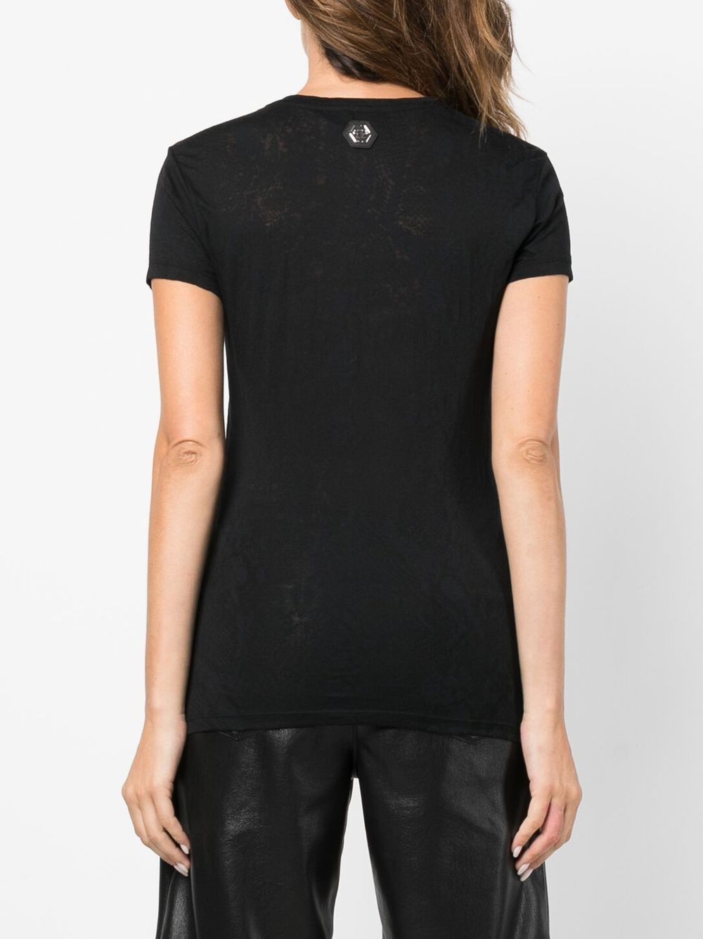 Philipp Plein crystal-embellished cotton T-shirt Women