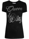 Philipp Plein Queen Of Bling cotton T-shirt - Black