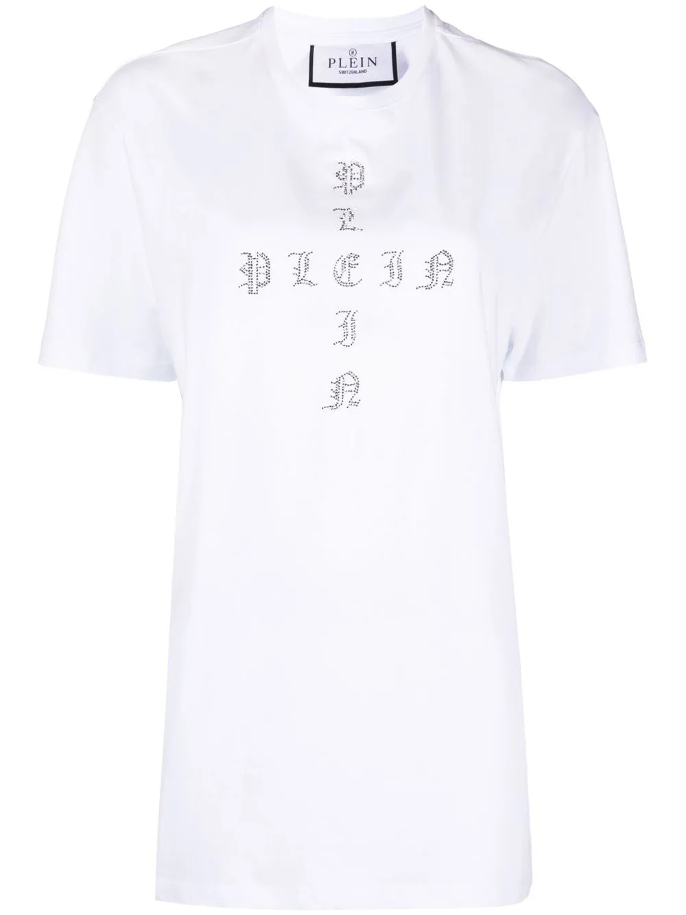 

Philipp Plein logo crew-neck T-shirt - White