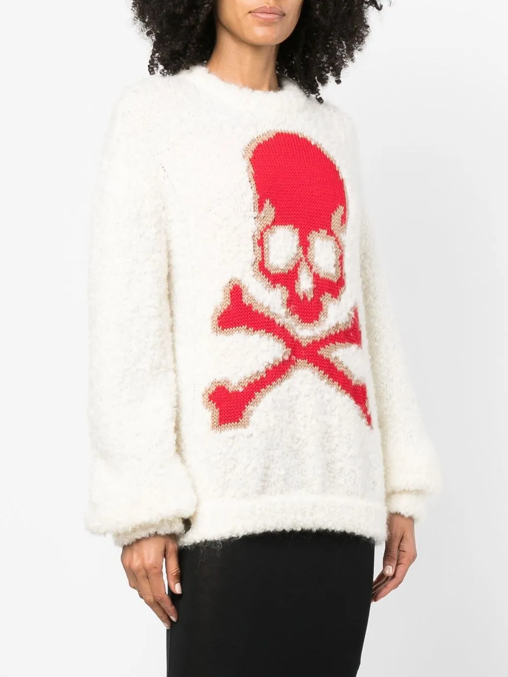  Philipp Plein Skull&bones Pullover   Weiß 