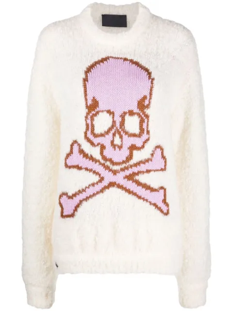 Philipp Plein Skull&Bones knitted jumper Women