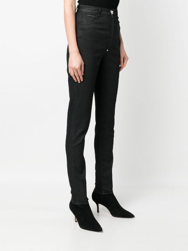 Dolce & Gabbana logo-plaque high-waisted Leggings - Farfetch