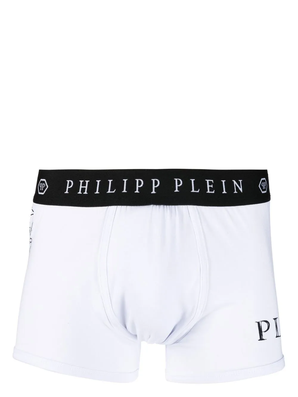 

Philipp Plein logo-waistband boxer shorts - White