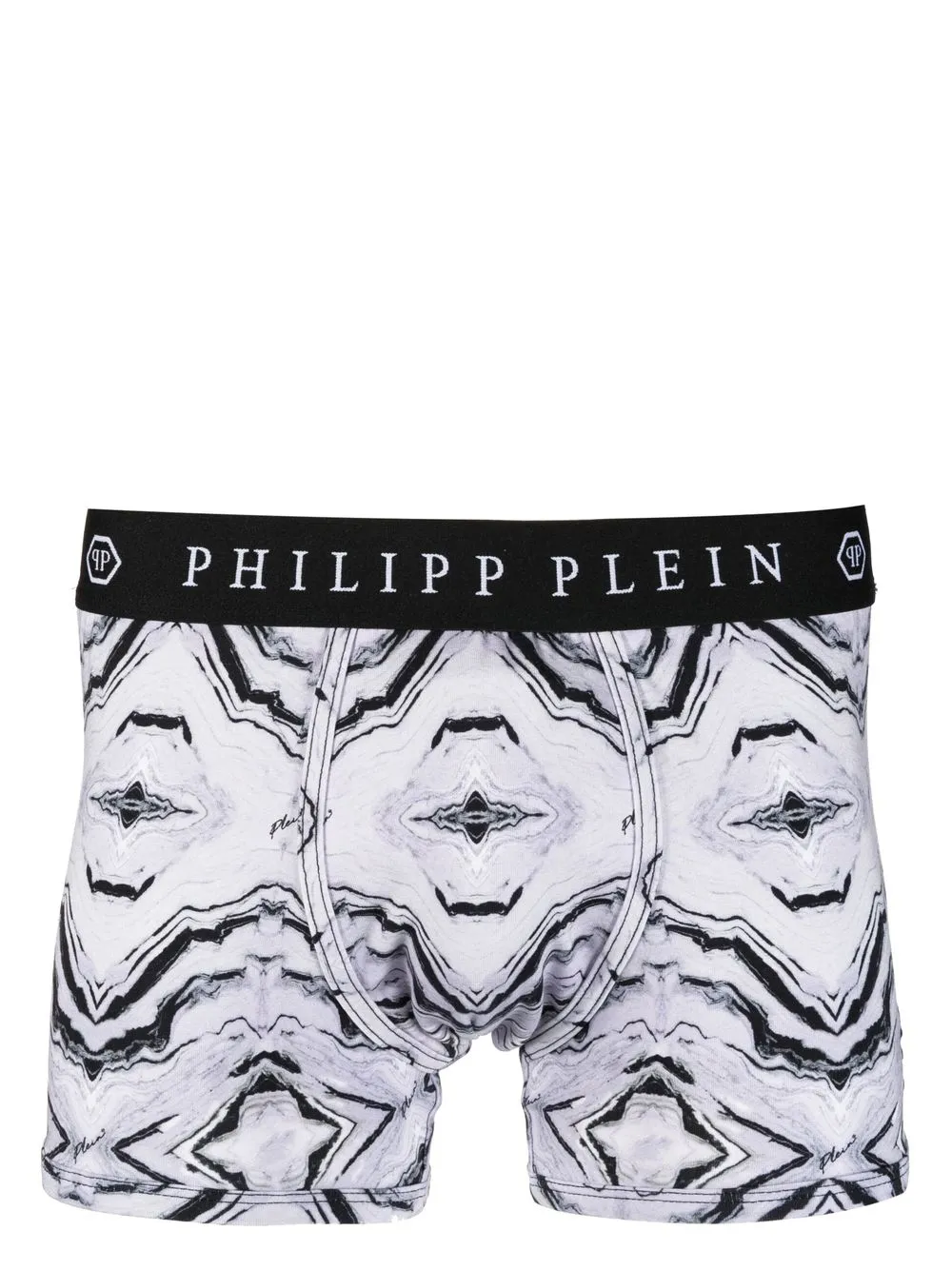 

Philipp Plein logo-waistband boxers - White