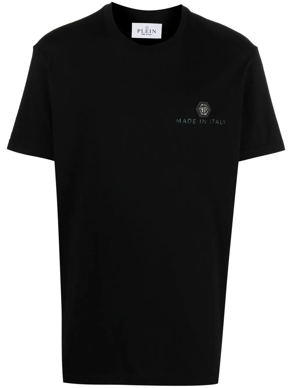 

Philipp Plein playera con logo estampado - Negro