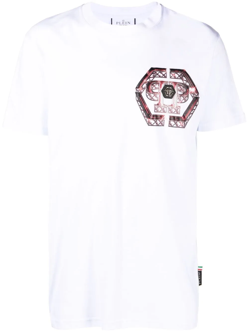 

Philipp Plein playera con estampado gráfico - Blanco