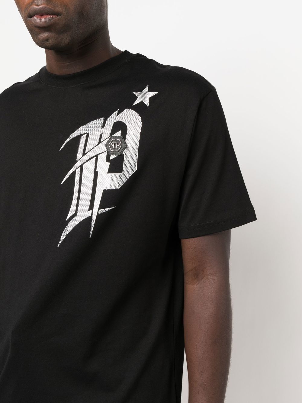 Philipp Plein logo-print short-sleeved T-shirt Men