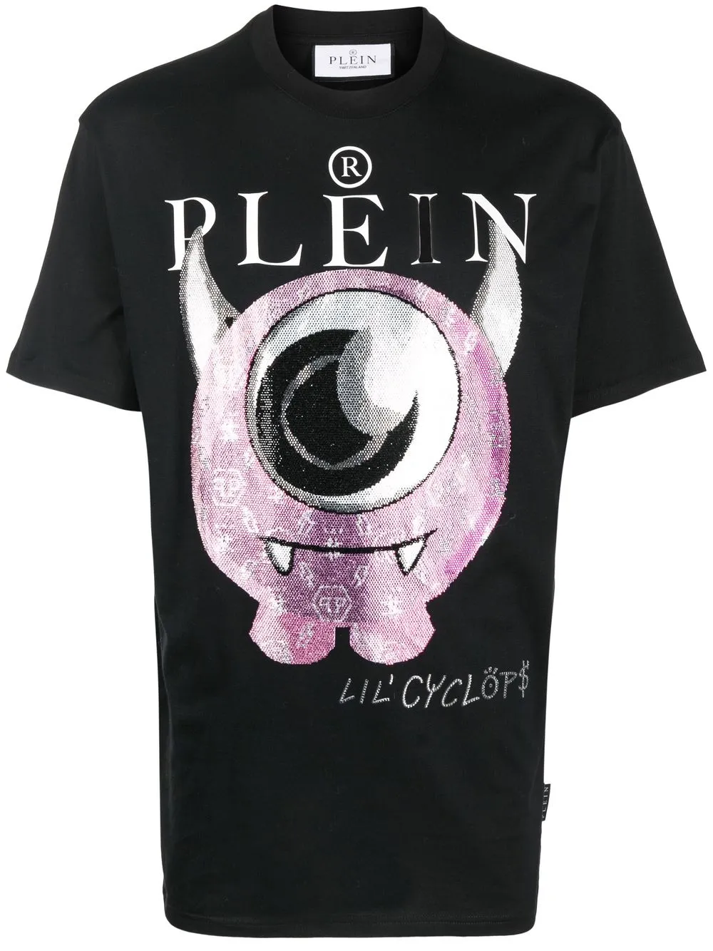 

Philipp Plein Monster logo print T-shirt - Black