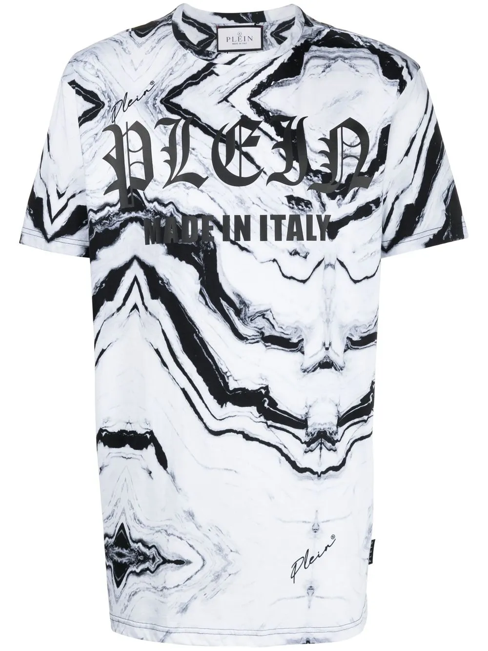 

Philipp Plein playera con logo estampado - Blanco