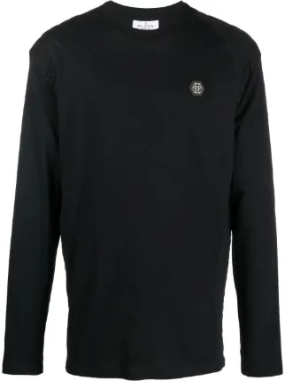 Philipp Plein ロゴ ロングTシャツ | ブラック | FARFETCH JP
