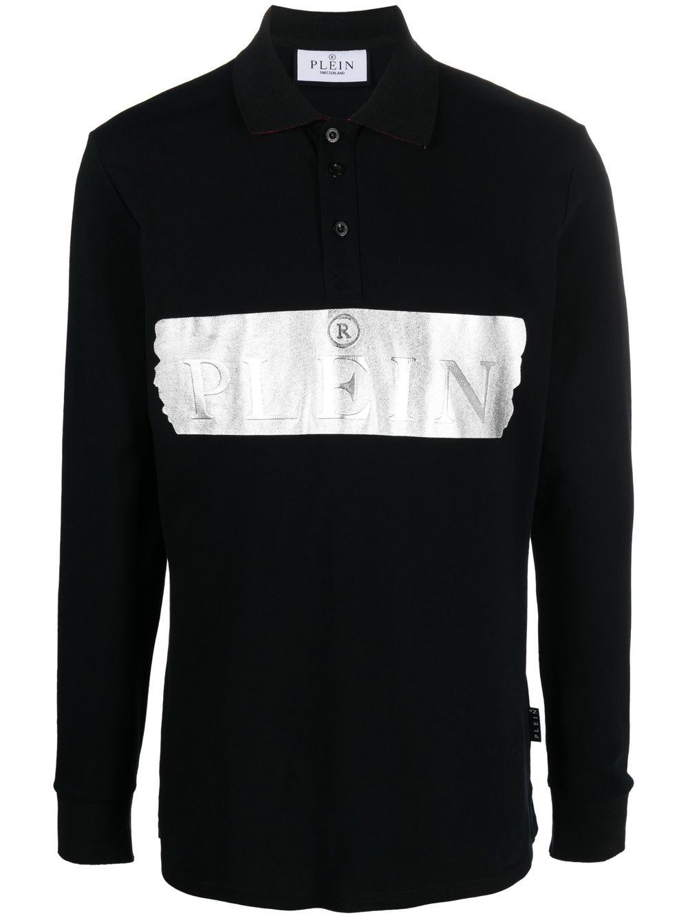 logo-print polo shirt