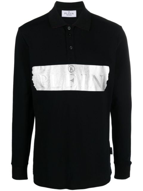 Philipp Plein logo-print polo shirt Men