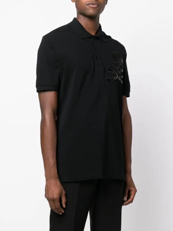Medusa patch cotton polo shirt Clearance