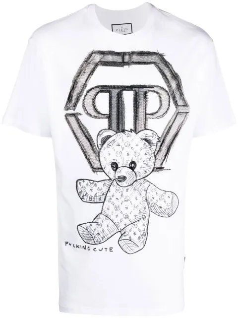 Philipp Plein t-shirt à ornements strassés