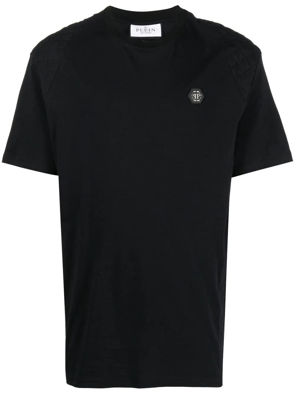 

Philipp Plein embroidered-logo cotton T-shirt - Black