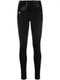 Philipp Plein crystal-embellished leggings - Black