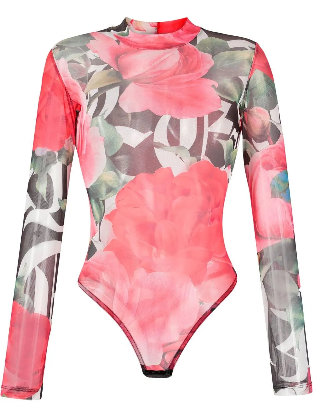 

Philipp Plein body con estampado floral - Rosado