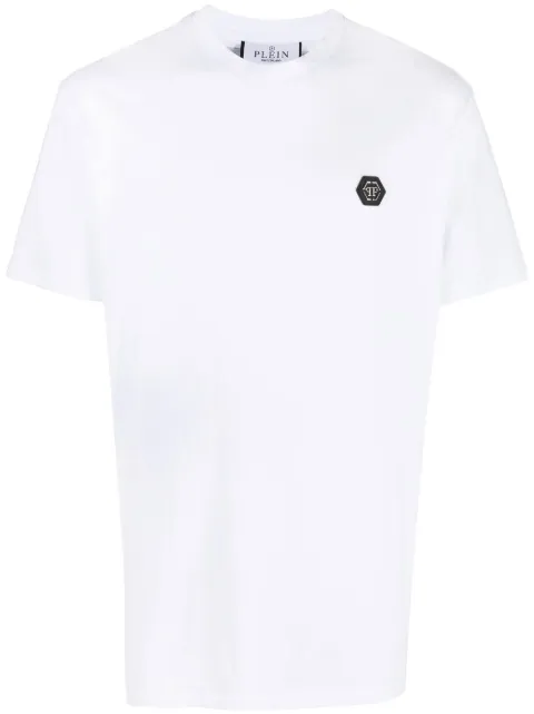 Philipp Plein logo-patch cotton T-shirt