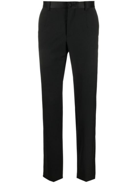 Philipp Plein straight-leg wool-blend trousers Men