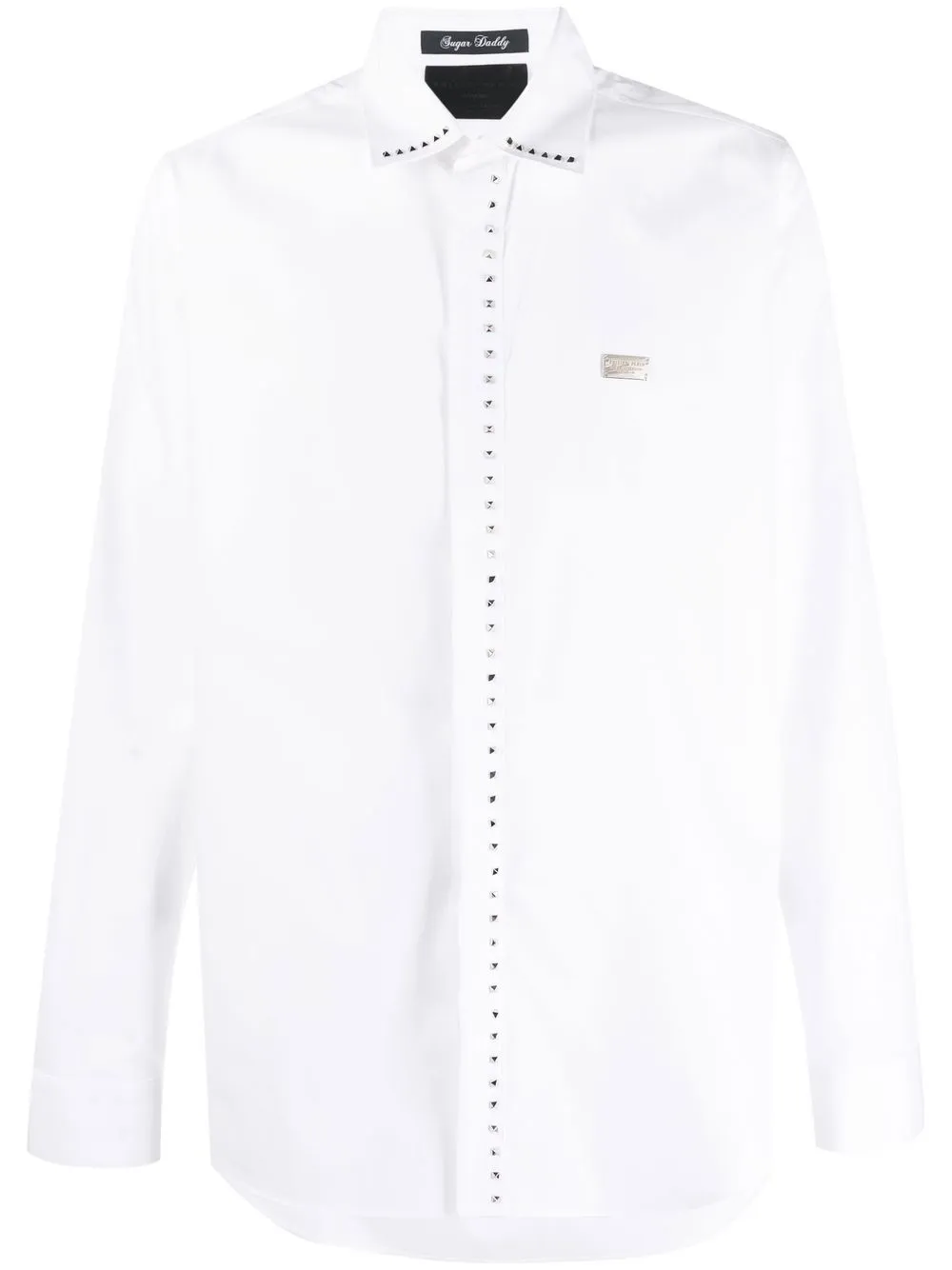 

Philipp Plein camisa con apliques - Blanco