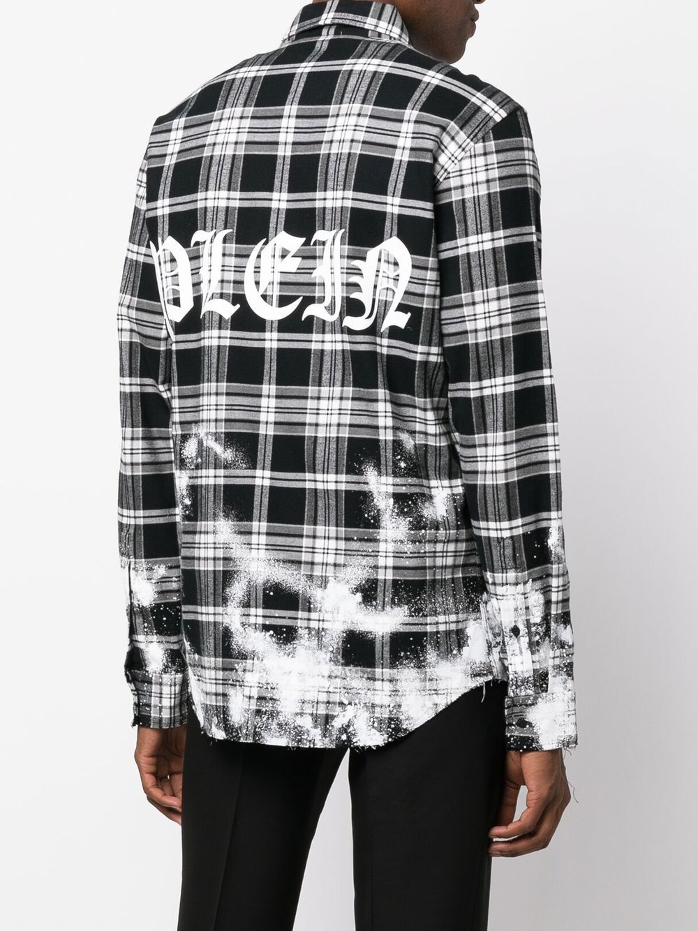 Philipp Plein Gothic Plein checked cotton shirt Men