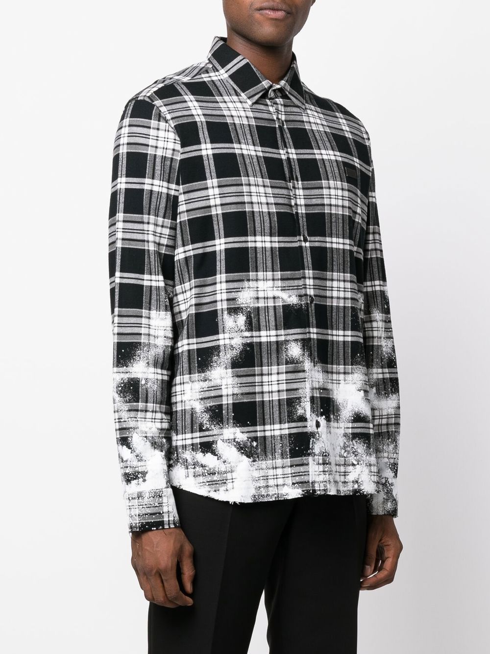 Philipp Plein Gothic Plein checked cotton shirt Men