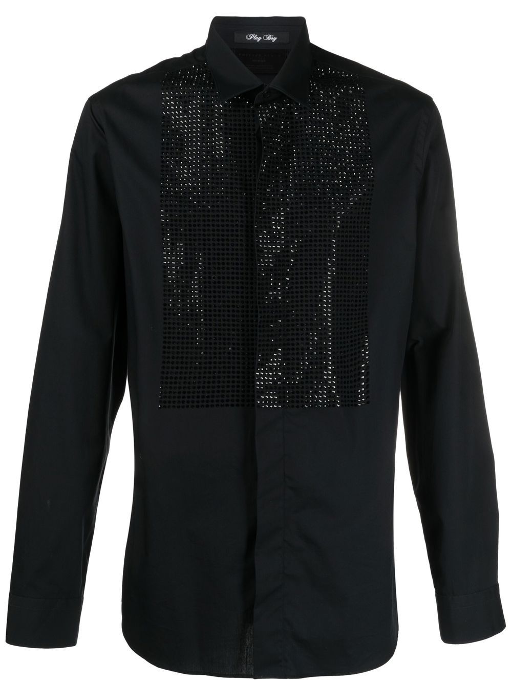 Philipp Plein Sartorial stud-embellished shirt – Black