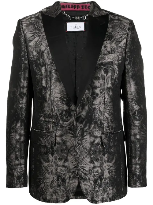 Blazer Gothic Plein en jacquard - Philipp Plein - Modalova