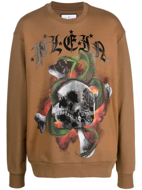 Philipp Plein LS Snake sweatshirt