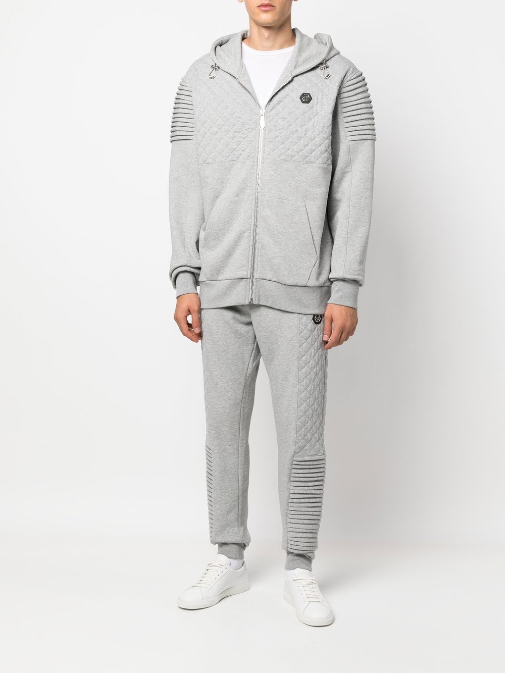 Philipp Plein quilted cotton tracksuit set Men