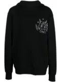 Philipp Plein Monster print cotton hoodie - Black
