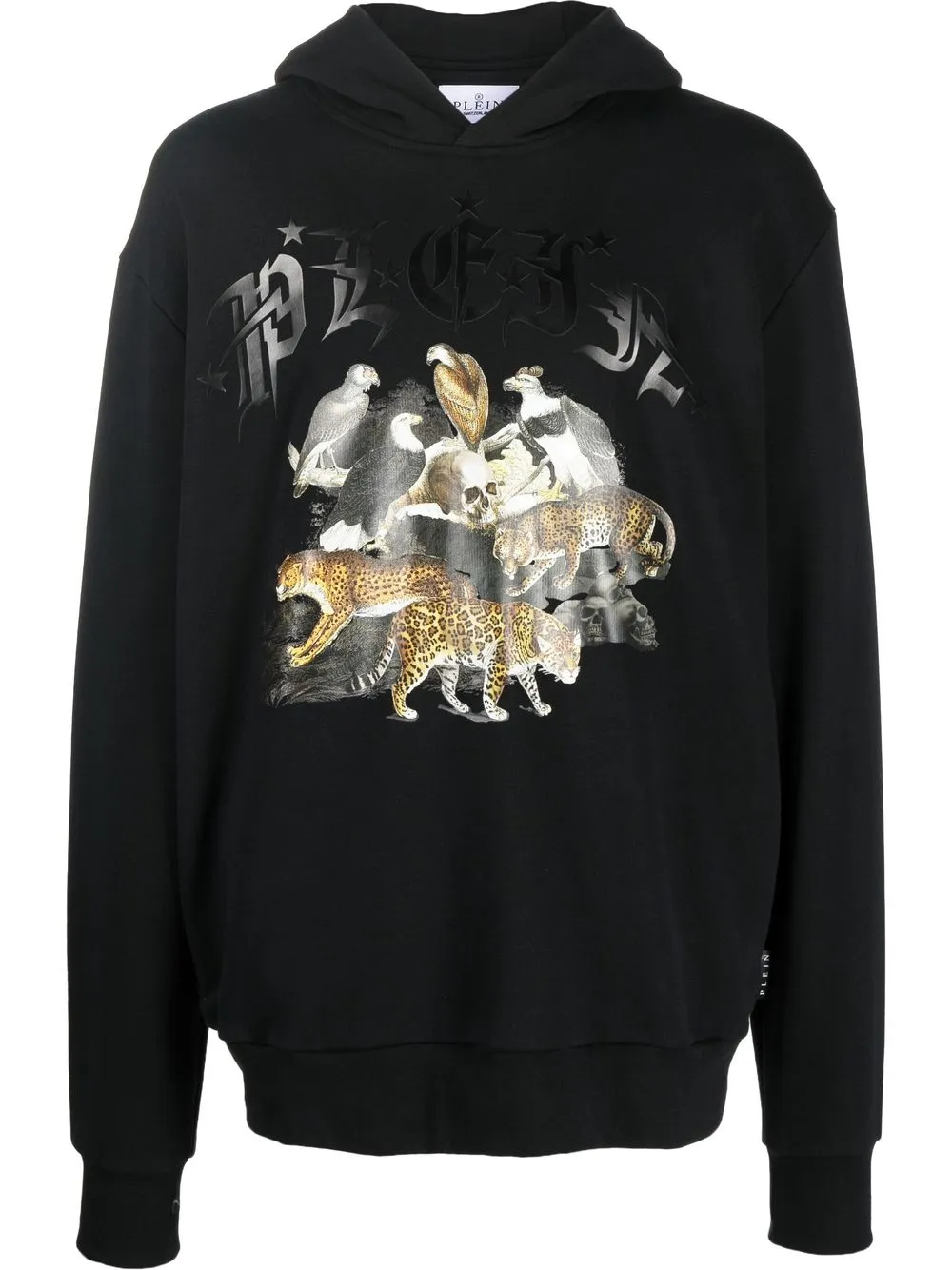 

Philipp Plein hoodie True Romance - Negro