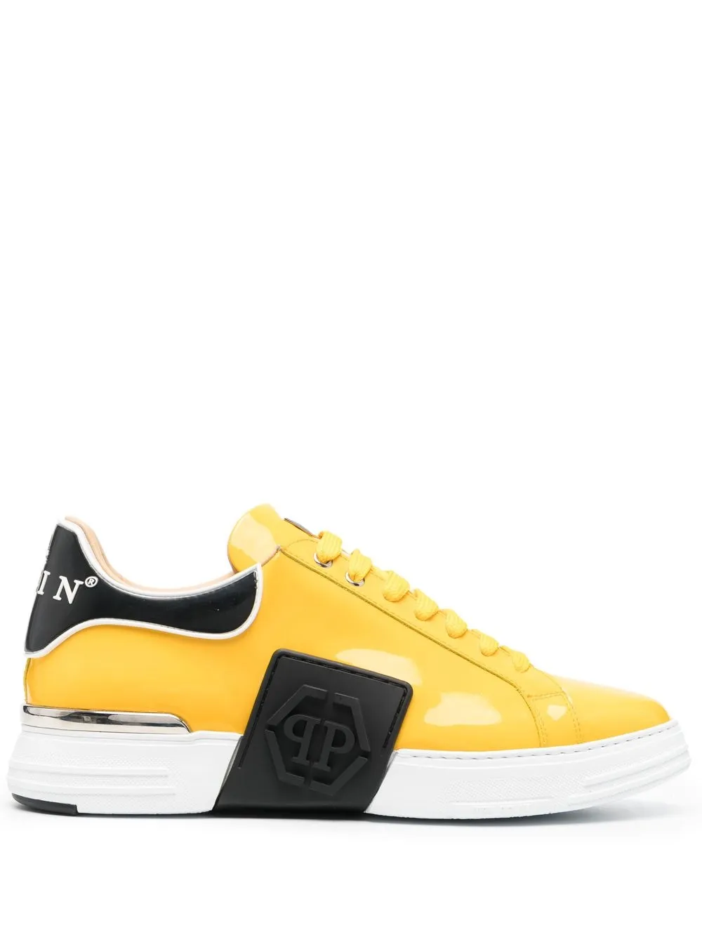 

Philipp Plein Hexagon low-top sneakers - Yellow