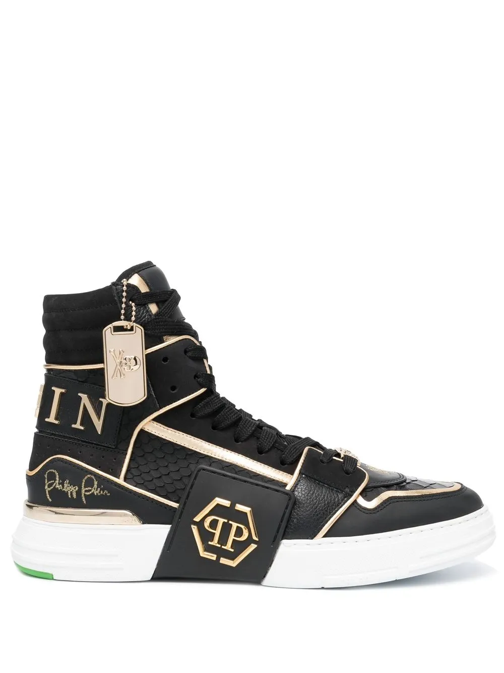 

Philipp Plein Hexagon hi-top sneakers - Black