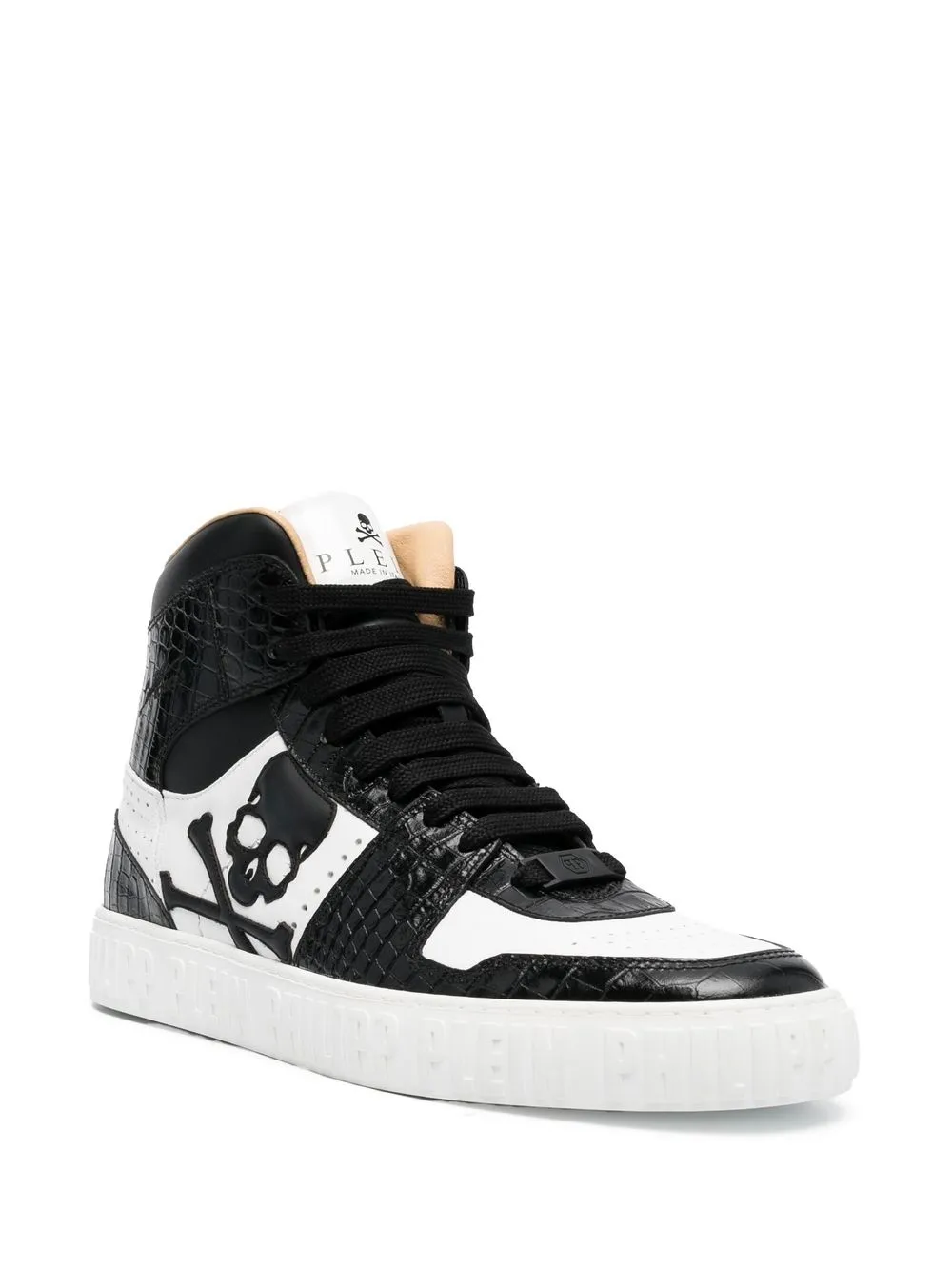 Philipp Plein Sneakers met doodskop - Zwart