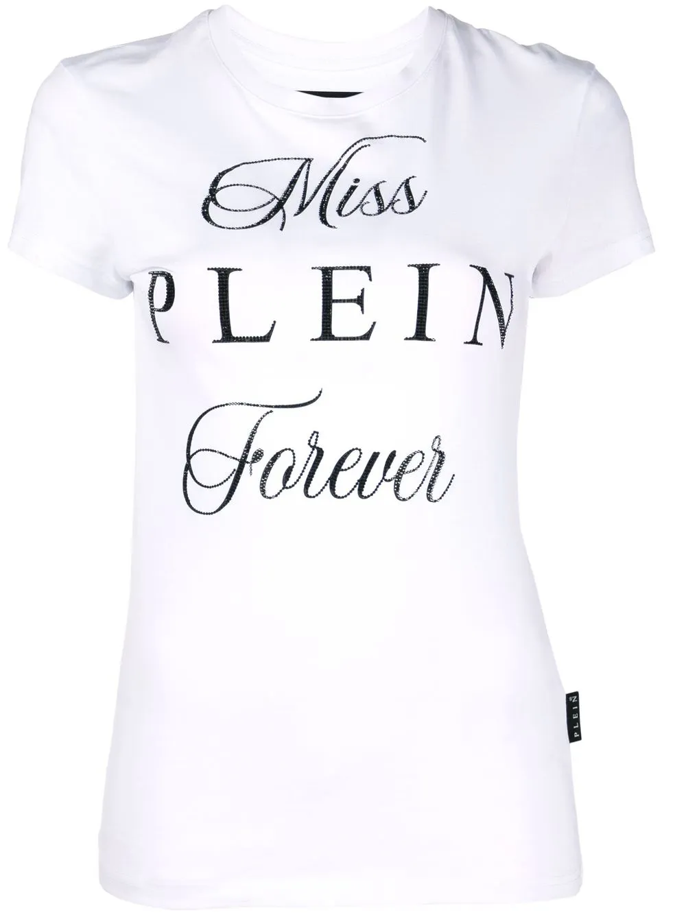 

Philipp Plein playera con cuello redondo y logo - Blanco