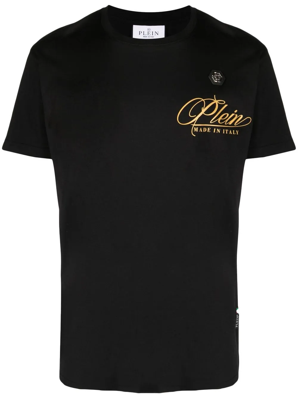 

Philipp Plein logo-print crew neck T-shirt - Black
