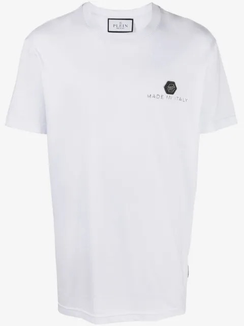 Philipp Plein playera con logo estampado