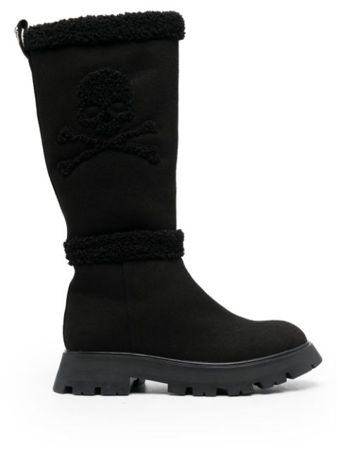 Philipp Plein Skull Bones mid-calf boots Women