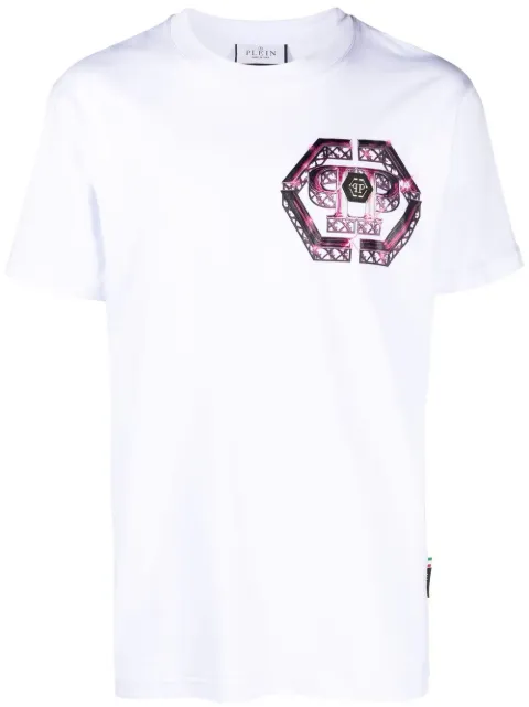Philipp Plein Camiseta Cyclop Monsters com logo 