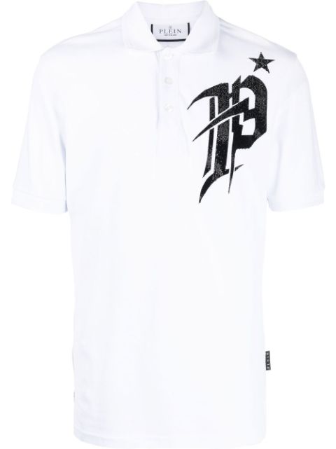 Philipp Plein logo-print polo shirt Men