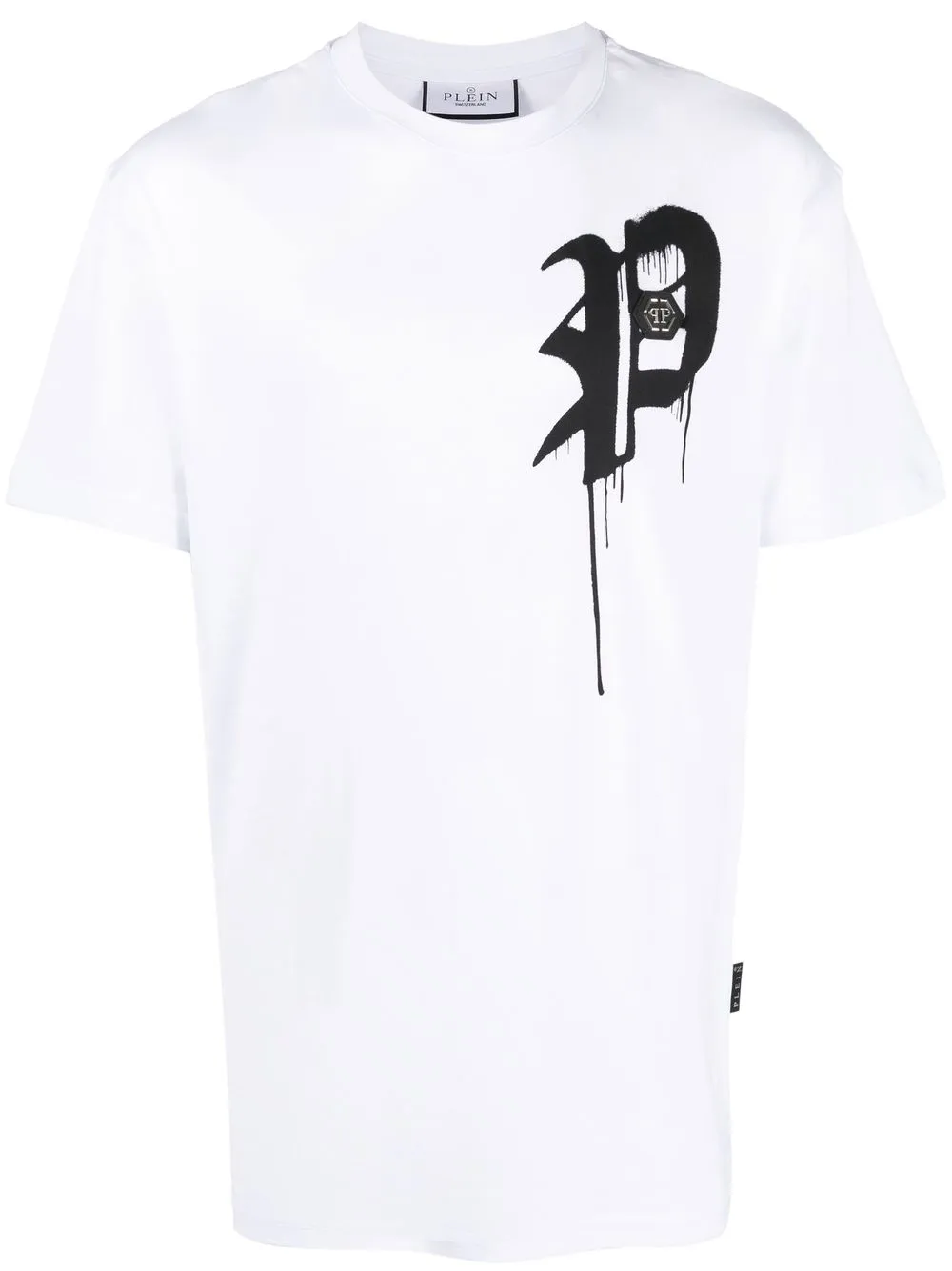 

Philipp Plein playera SS Gothic Plein - Blanco