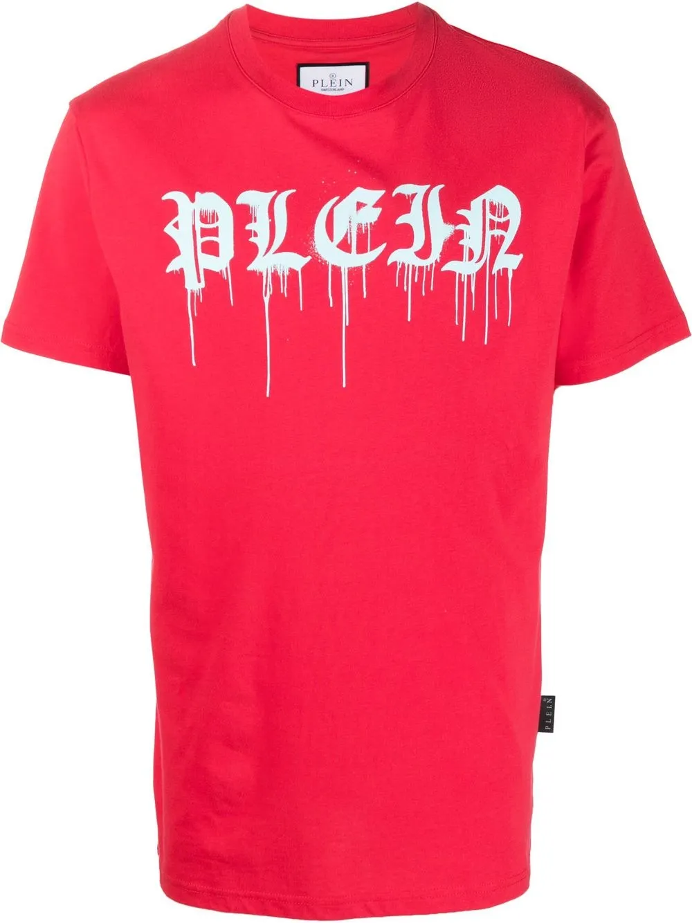 

Philipp Plein playera manga corta con logo estampado - Rojo