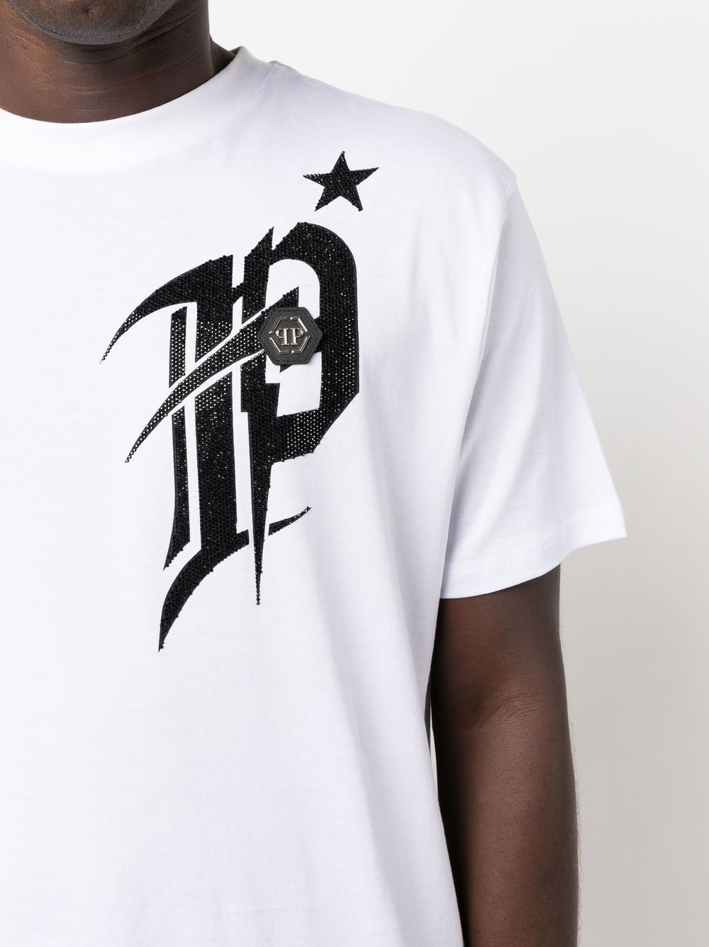 Philipp Plein logo-print short-sleeved T-shirt Men